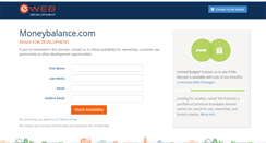 Desktop Screenshot of moneybalance.com