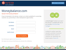 Tablet Screenshot of moneybalance.com